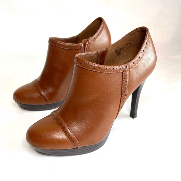 Worthington Brown Ankle Boots Stiletto - 9 - Picture 2 of 13